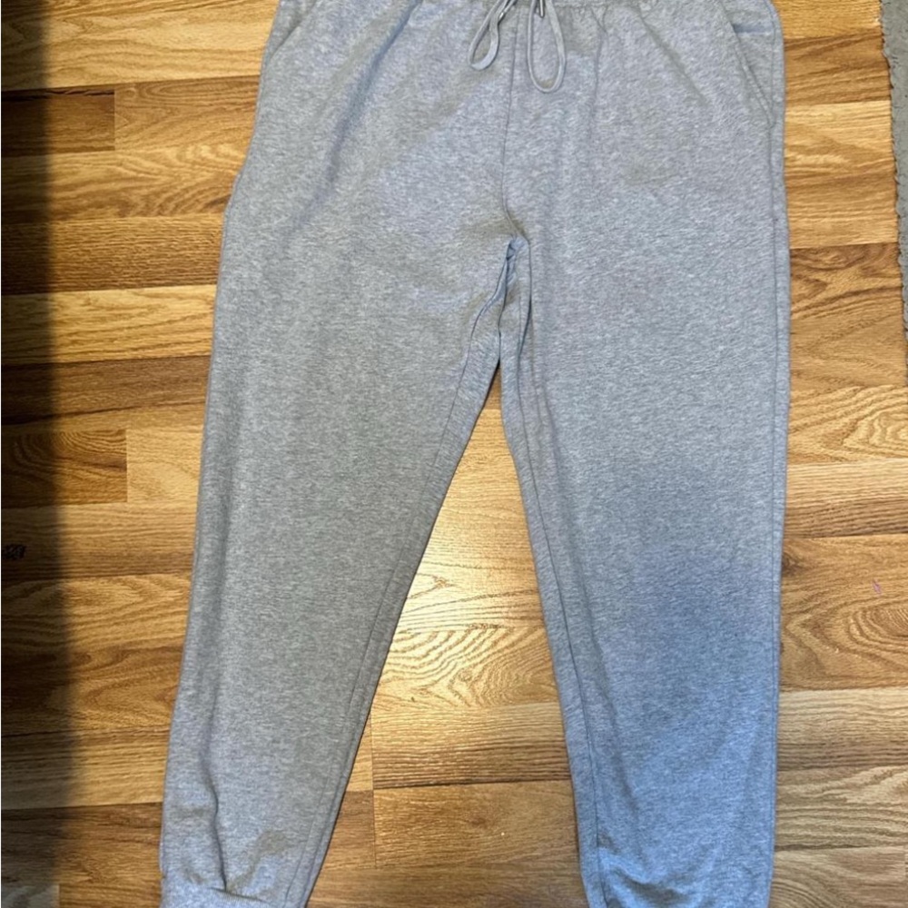 Target Gray Jogger Track Pants with Elastic Waistband